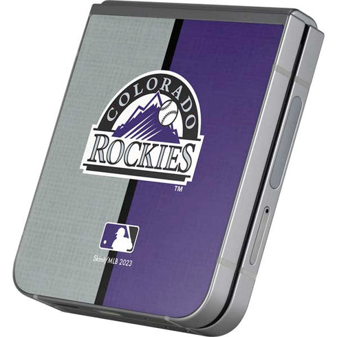 MLB Colorado Rockies Split Galaxy Z Flip6 Skin