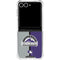 MLB Colorado Rockies Split Galaxy Z Flip7 Clear Case