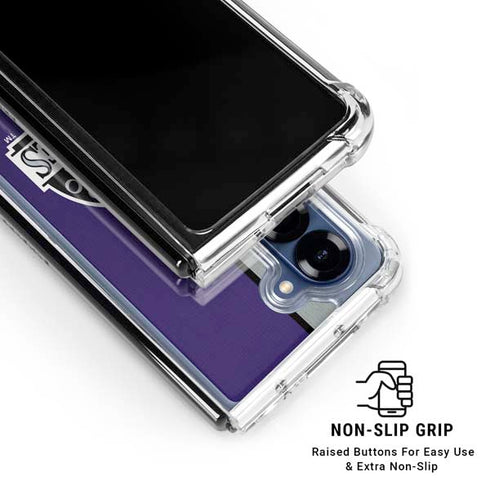 MLB Colorado Rockies Split Galaxy Z Fold6 Clear Case