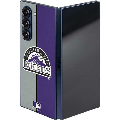 MLB Colorado Rockies Split Galaxy Z Fold6 Skin