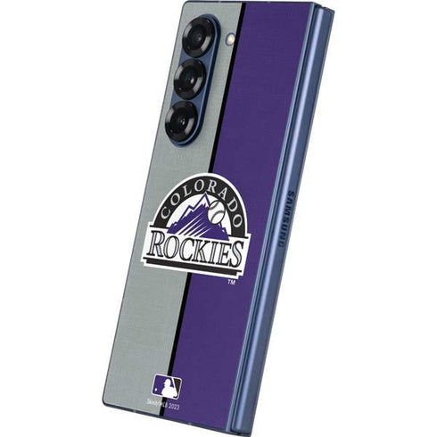 MLB Colorado Rockies Split Galaxy Z Fold6 Skin