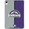 MLB Colorado Rockies Split iPad 11th Gen (2025) Clear Case