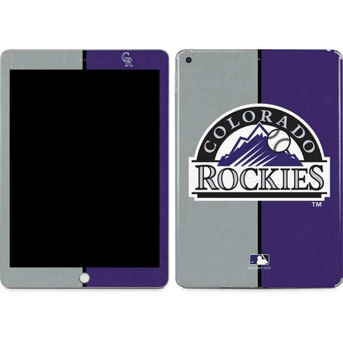 MLB Colorado Rockies Split Apple iPad Skin