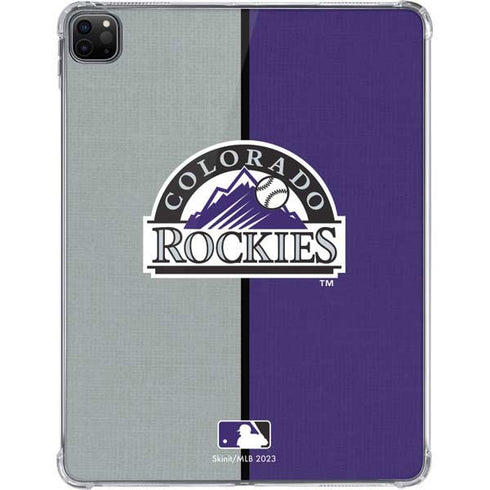 MLB Colorado Rockies Split iPad Pro 11in (2024) Clear Case