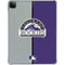 MLB Colorado Rockies Split iPad Pro 11in (2024) Clear Case