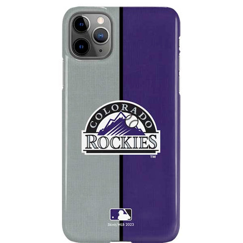 MLB Colorado Rockies Split iPhone Cases