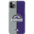 MLB Colorado Rockies Split iPhone Cases