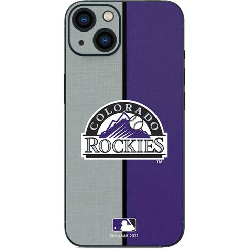 MLB Colorado Rockies Split iPhone Skins