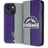 MLB Colorado Rockies Split iPhone 15 Folio Case