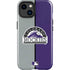MLB Colorado Rockies Split iPhone 15 Impact Case