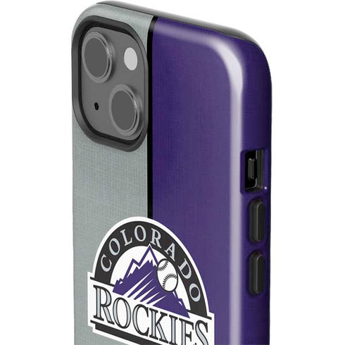 MLB Colorado Rockies Split iPhone 15 Impact Case