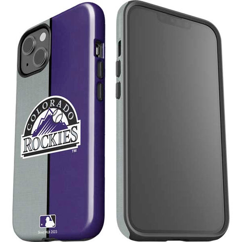 MLB Colorado Rockies Split iPhone 15 Impact Case