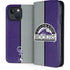 MLB Colorado Rockies Split iPhone 15 Plus Folio Case
