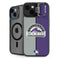 MLB Colorado Rockies Split iPhone 15 Plus Kickstand Case