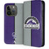 MLB Colorado Rockies Split iPhone 15 Pro Folio Case