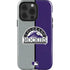MLB Colorado Rockies Split iPhone 15 Pro Impact Case
