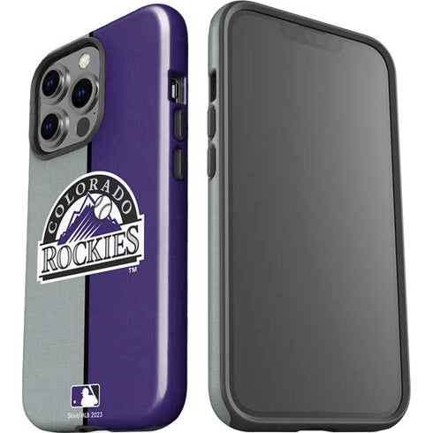 MLB Colorado Rockies Split iPhone 15 Pro Impact Case