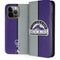 MLB Colorado Rockies Split iPhone 15 Pro Max Folio Case
