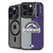 MLB Colorado Rockies Split iPhone 15 Pro Max Kickstand Case