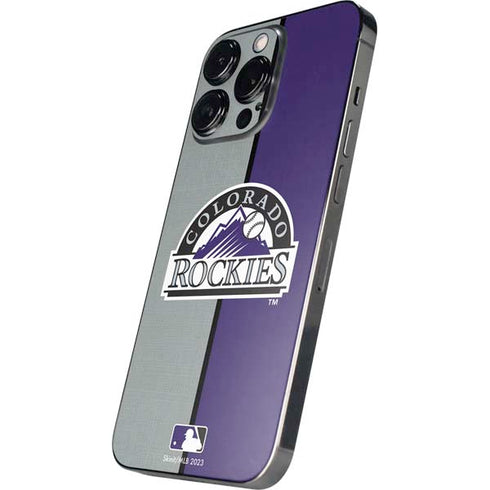 MLB Colorado Rockies Split iPhone 15 Pro Max Skin