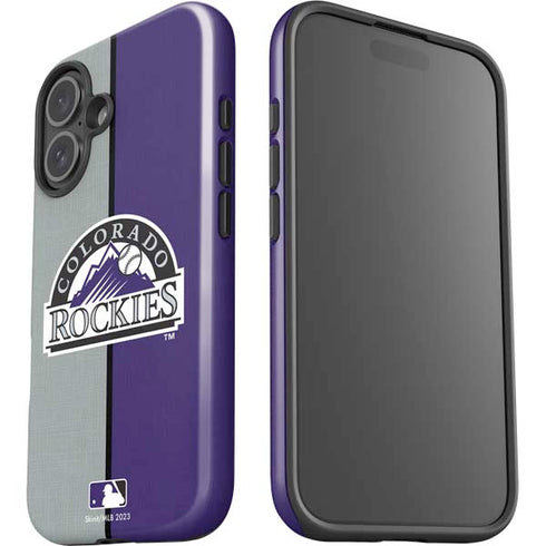 MLB Colorado Rockies Split iPhone 16 Impact Case