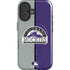 MLB Colorado Rockies Split iPhone 16 Magsafe Impact Case