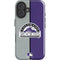 MLB Colorado Rockies Split iPhone 16 Plus Impact Case