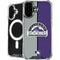 MLB Colorado Rockies Split iPhone 16 Plus MagSafe Case