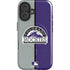 MLB Colorado Rockies Split iPhone 16 Plus Magsafe Impact Case