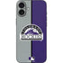 MLB Colorado Rockies Split iPhone 16 Plus Skin