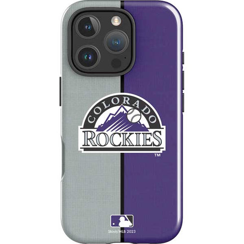 MLB Colorado Rockies Split iPhone 16 Pro Impact Case