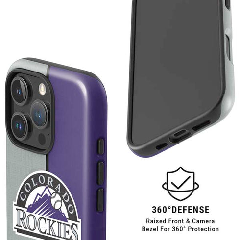 MLB Colorado Rockies Split iPhone 16 Pro Magsafe Impact Case