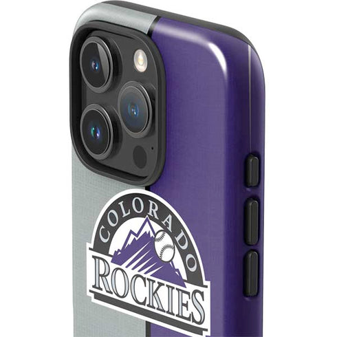 MLB Colorado Rockies Split iPhone 16 Pro Max Impact Case