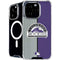 MLB Colorado Rockies Split iPhone 16 Pro Max MagSafe Case
