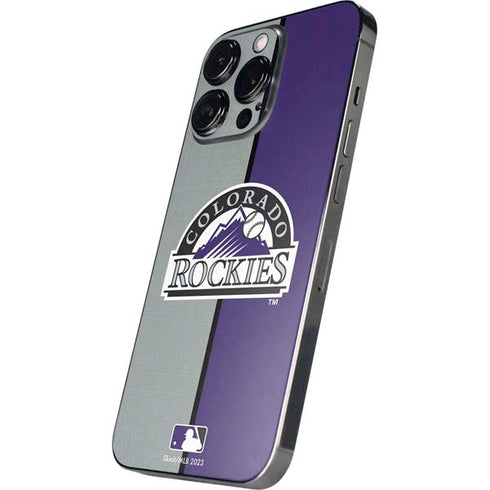 MLB Colorado Rockies Split iPhone 16 Pro Skin
