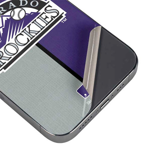 MLB Colorado Rockies Split iPhone 16 Pro Skin