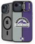 MLB Colorado Rockies Split iPhone 16e Kickstand Case