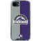 MLB Colorado Rockies Split iPhone 16e Clear Case