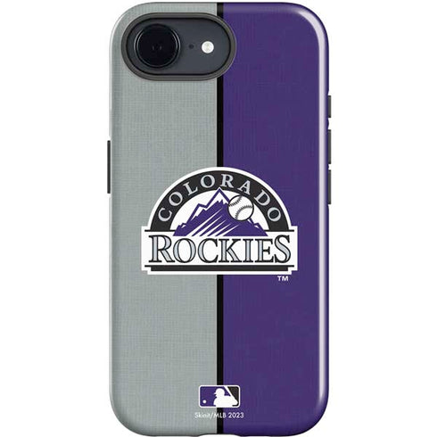 MLB Colorado Rockies Split iPhone 16e Impact Case