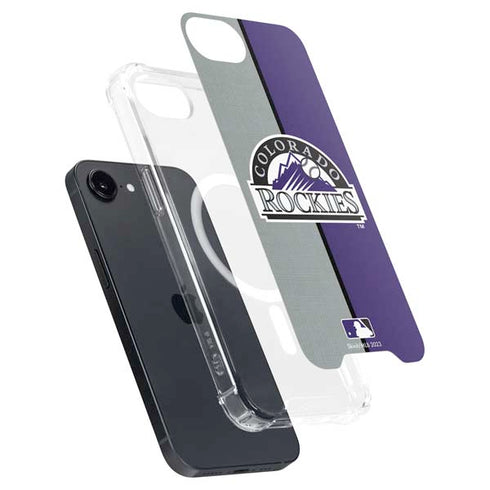 MLB Colorado Rockies Split iPhone 16e MagSafe Case