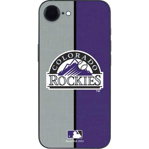 MLB Colorado Rockies Split iPhone 16e Skin