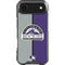 MLB Colorado Rockies Split iPhone 17 Air Clear Case