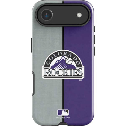 MLB Colorado Rockies Split iPhone 17 Air Impact Case