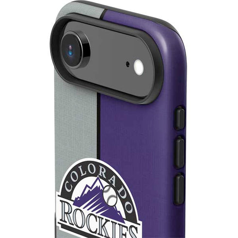 MLB Colorado Rockies Split iPhone 17 Air Impact Case