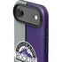 MLB Colorado Rockies Split iPhone 17 Air Impact Case