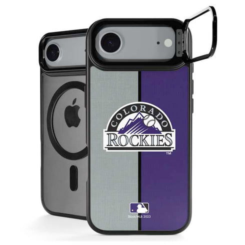 MLB Colorado Rockies Split iPhone 17 Air Kickstand Case