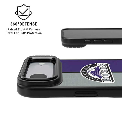 MLB Colorado Rockies Split iPhone 17 Air Kickstand Case