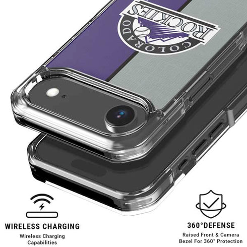MLB Colorado Rockies Split iPhone 17 Air MagSafe Case