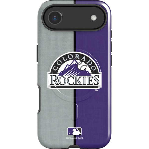 MLB Colorado Rockies Split iPhone 17 Air Magsafe Impact Case