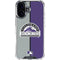 MLB Colorado Rockies Split iPhone 17 Clear Case